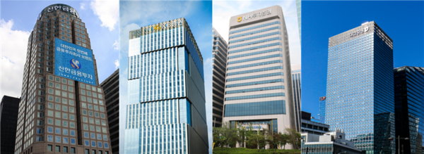 지난해 금융감독원으로부터 소비자보호 ‘미흡’ 평가를 받은 증권사들이 소비자들의 신뢰 회복을 위해 총력전을 펼치고 있다(왼쪽부터 신한금융투자, KB증권, NH투자증권, 대신증권/ 뉴시스 제공)