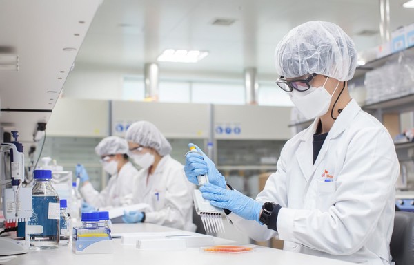 SK바이오사이언스가 자체 개발한 백신 GBP510에 대해 정부 질병관리청과 2년간 2000억원 규모로 선구매 공급 계약을 체결했다. (SK바이오사이언스 제공) 