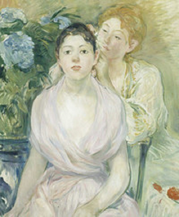 베르트 모리조, (수국(두 자매)), 19세기, 캔버스에 유채, 오르세 미술관.