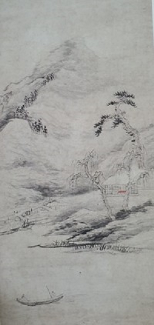 전기, (귀거래도(歸去來圖)) 19세기, 종이에 수묵담채, 삼성미술관 리움