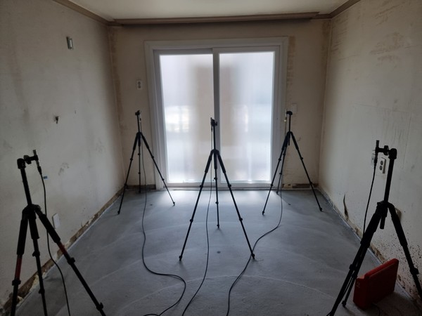 120㎜ 슬래브 아파트 층간소음 측정 현장 (대우건설 제공)