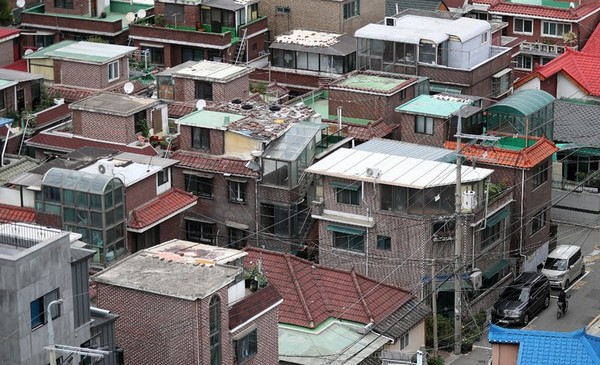 지난 6월7일 오후 서울 강북구 번동 내 '모아타운' 시범 사업으로 선정된 주거지 모습.(뉴시스 제공)