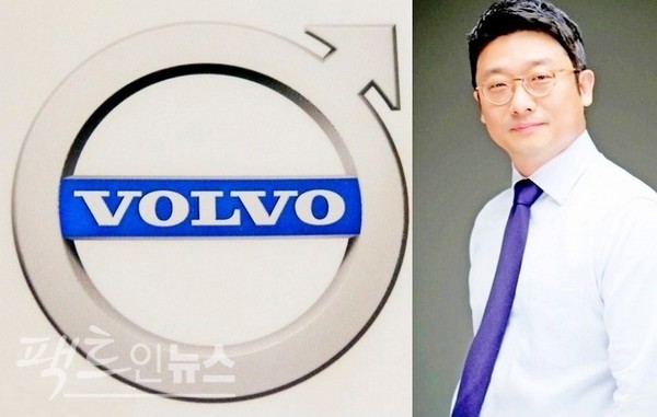 이윤모 볼보코리아 대표가 2014년 취임 이후 판매가 400% 이상 급증했지만, 같은 기간 영업이익률 감소세도 400%에 육박했다. [사진=팩트인뉴스. 볼보코리아]