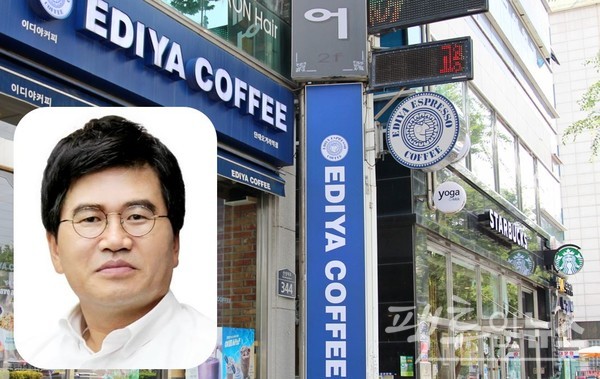 문창기 대표이사 회장이 이끄는 출점 1위 이디야커피가 스타벅스 실적을 극복하기에는 역부족이다. [사진=팩트인뉴스, 이디야커피]