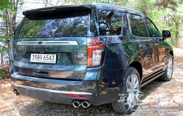 지난해 상반기 한국에 상륙한 GM의 대형 SUV 타호. [사진=정수남 기자]