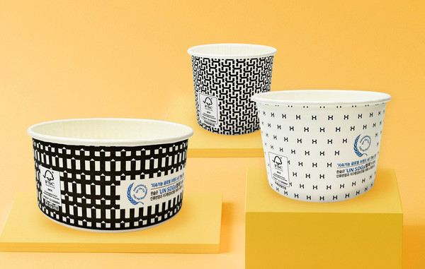 한솥의 친환경 FSC 인증 용기. [사진=한솥]