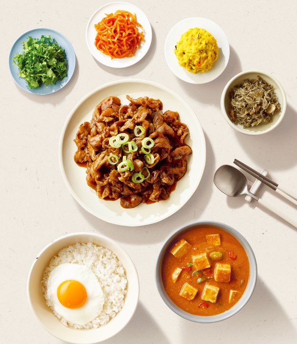 숯불직화구이 두부강된장. [사진=한솥]