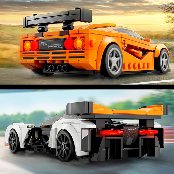 맥라렌이 올해로 설립 60주년을 맞아 레고 그룹과 특별한 협업을 진행한다. 맥라렌 슈퍼카 F1 LM과 솔러스 GT를 레고로 만든 것이다. [사진=맥라렌]