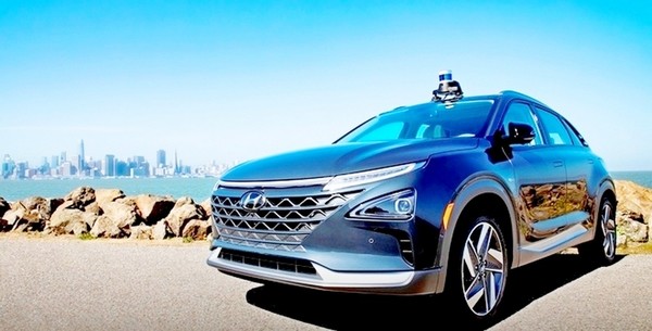 현대차 넥쏘 자율주행차. [사진=현대차]