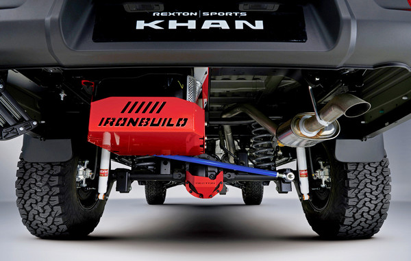 튜닝한 신형 렉스턴 스포츠 칸 하부. [사진=KG 모빌리티]