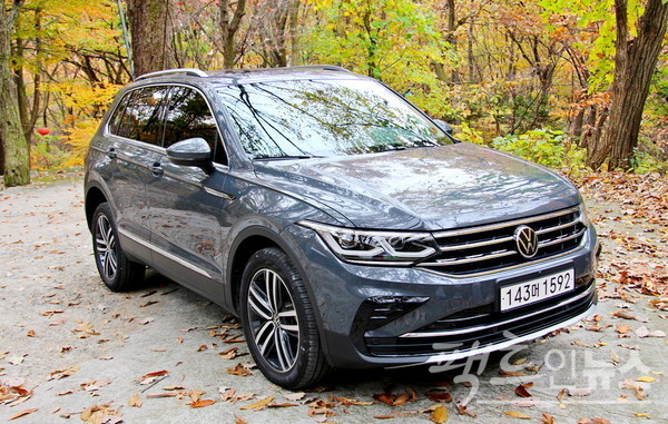 폭스바겐의 매츨 증가를 견인한 티구안. [사진=정수남 기자]