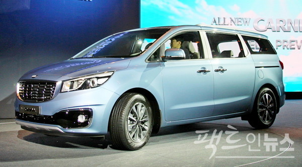 김필수 교수는 기아차가 카니발 LPG 트림을 출시할 것을 주문했다. [사진=장수남기자]