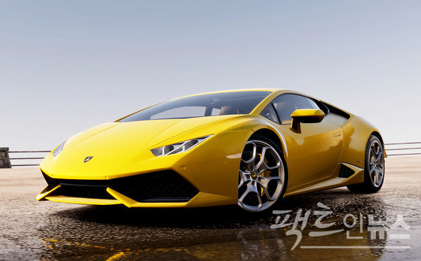 분노의 질주 11편에서 노란색 람보르기니가 등장한다. 사진은 우라칸 LP 610-4. [사진=정수남 기자]