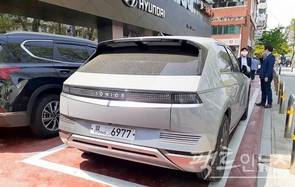 현대차 전기차 아이오닉. [사진=정수남 기자]