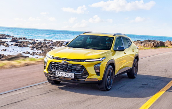 상반기 GM 한국사업장 급성장을 견인한 신형 트랙스. [사진=한국사업장]