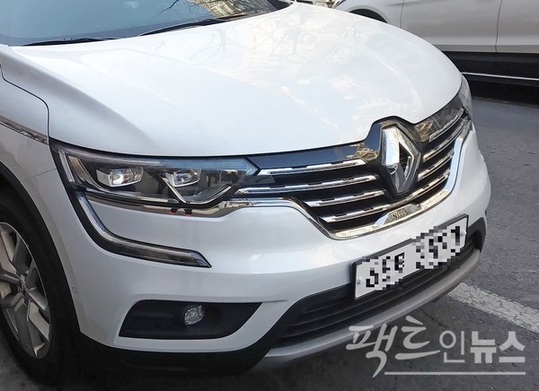 극중 추격 장면에서 프랑스 르노의 엠블럼도 스크린에 뚜렷하게 잡힌다. [사진=정수남 기자]