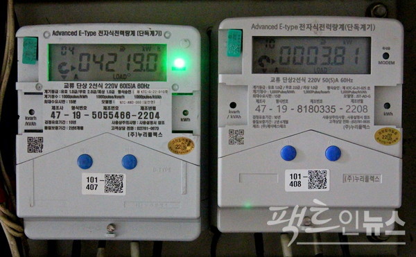 2011년 9월 15일 순환 정전 당시 국내 전력예비율은 5%로 비상 단계였다. 디지털전럭량계. [사진=팩트인뉴스]