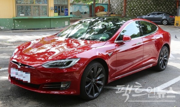 테슬라 모델S. [사진= 정수남 기자]