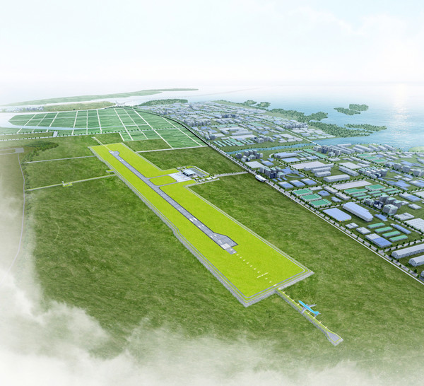 새만금 국제공항 조감도. [사진=DL이앤씨]