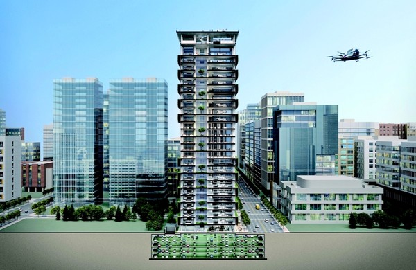 현대엘리베이터가 UAM의 이착륙장인 H-PORT 상용화를 추진하고 있다. [사진=팩트인뉴스, 현대엘리베이터]