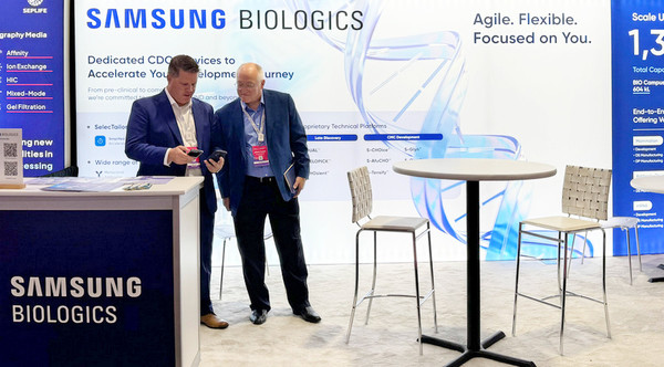 바이오 프로세스 인터내셔널 삼성바이오로직스 전시 공간. [사진=삼성바이오로직스]