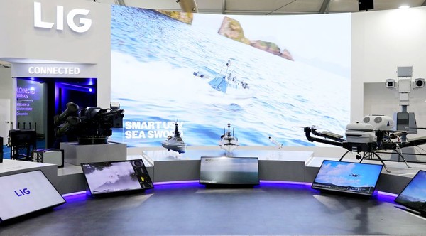 LIG넥스원 전시 공간. [사진=LIG넥스원]