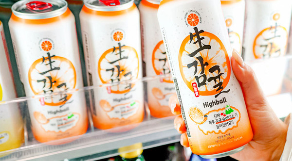 부루구루 생감귤 하이볼. [사진=부루구루]