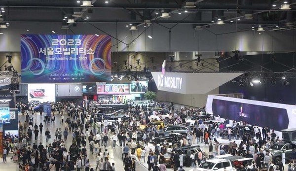  서울모빌리티쇼 현장. [사진= 뉴시스]