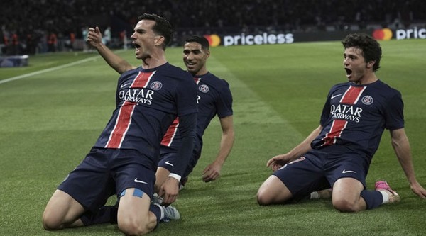 '이강인 벤치' PSG, 아스널 꺾고 5년 만에 UCL 결승 진출. [사진=뉴시스]