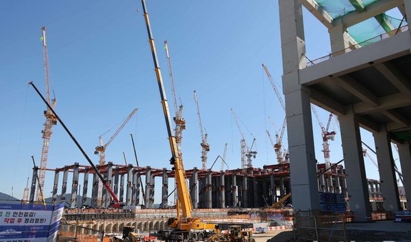 11일 오전 경기 용인시 처인구 반도체 클러스터 건설 현장. [사진=뉴시스]