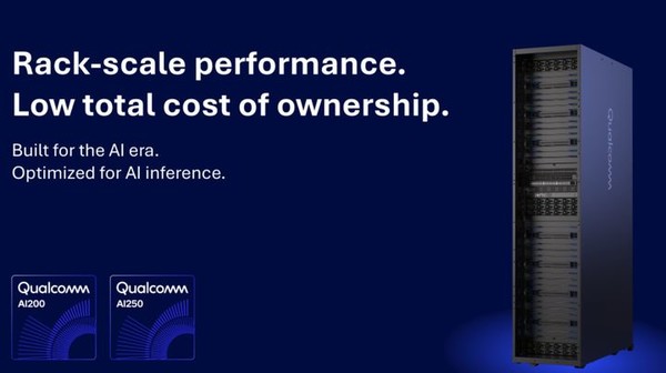 퀄컴이 2026년과 2027년 출시할 예정이라고 27일 발표한 인공지능(AI) 반도체 AI200과 AI250 소개 화면. [사진= 퀄컴]