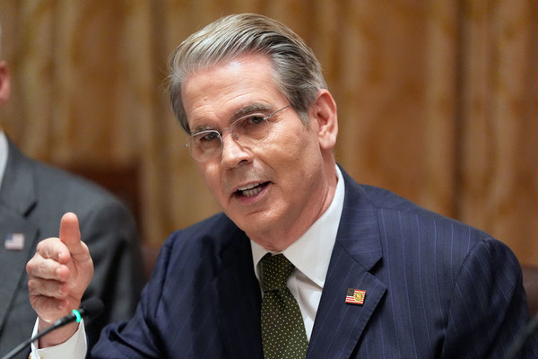 스콧 베선트 미국 재무장관 . [사진=뉴시스]