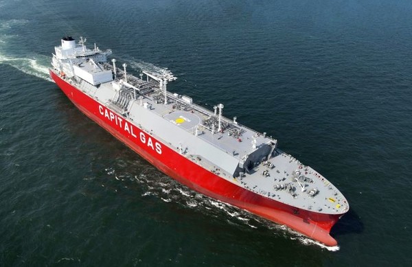 HD현대중공업이 건조해 지난 2024년 인도한 액화천연가스(LNG)운반선의 시운전 모습. [사진=HD현대 ]