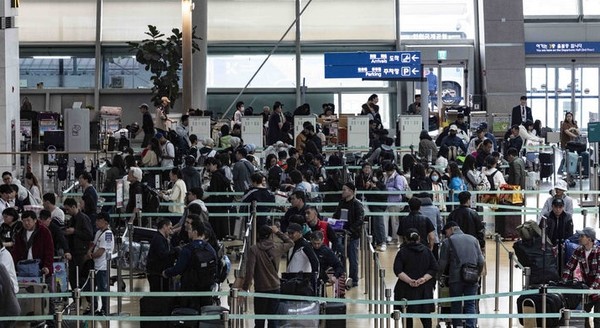 인천국제공항 제1여객터미널 출국장. [사진=뉴시스]
