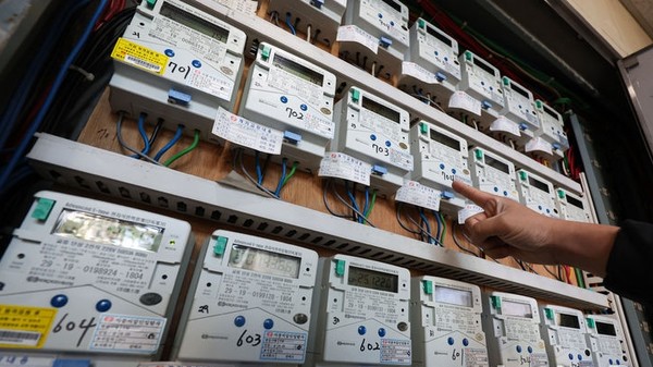 서울 시내 오피스텔 전기 계량기 모습. [사진=뉴시스]