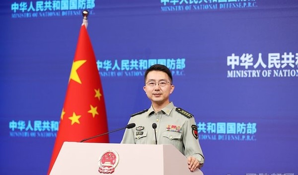 장빈 중국 국방부 대변인. [사진=중국 국방부 홈페이지 갈무리]